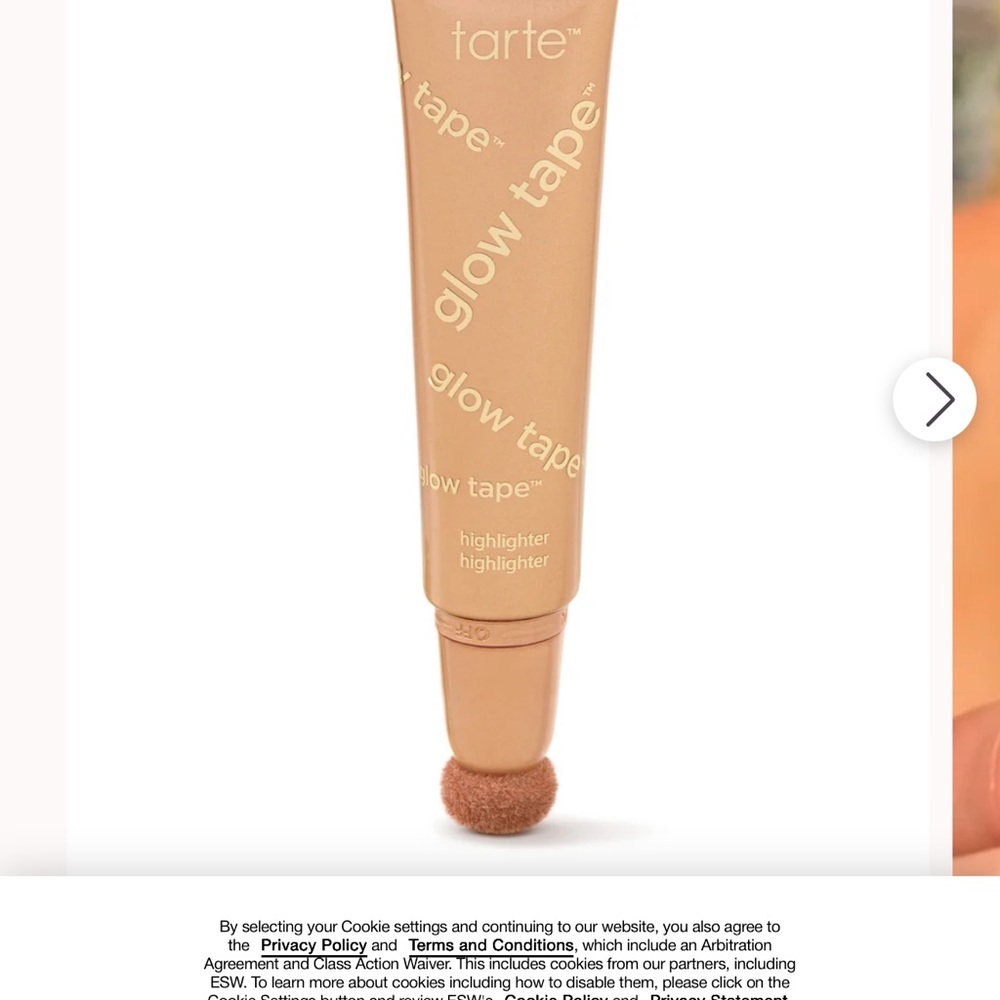Tarte Gold Highlighter Radiant Glow